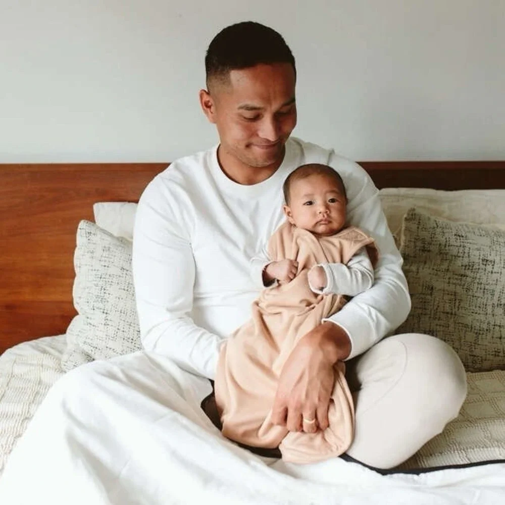 NEW Goumi Kids Slumber Sleepbag Sandstone Size 0-3 Months Baby Sleep Sack Bamboo